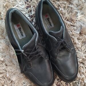 USA Made Dexter Men's Black Leather Oxford's W/Comfortable Vibram Soles-SZ=10